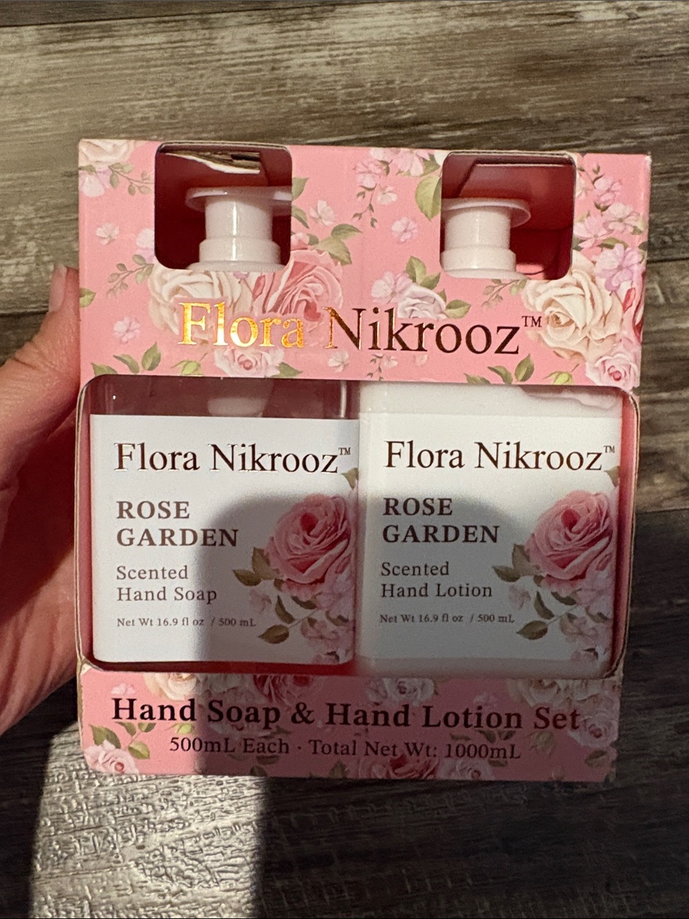 Flora Nikrooz Rose Garden Hand Soap & Lotion Duo - Gift Set